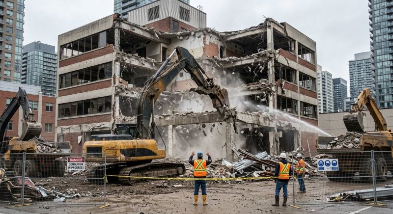 Commercial Building Demolition in Bergen County, NJ