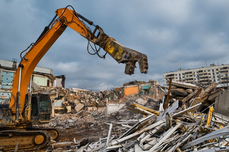 Demolition Equipment in Action