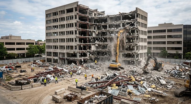 Industrial Demolition in Houston, TX